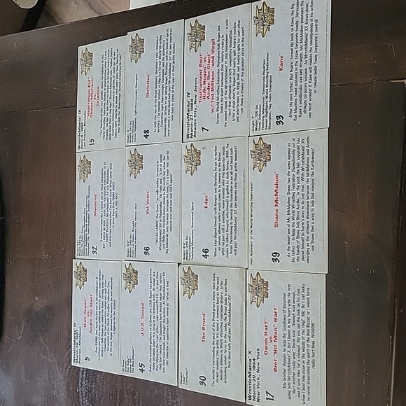 12 WF Westle Mania Live post card size from 1999 - Picture 7 of 9